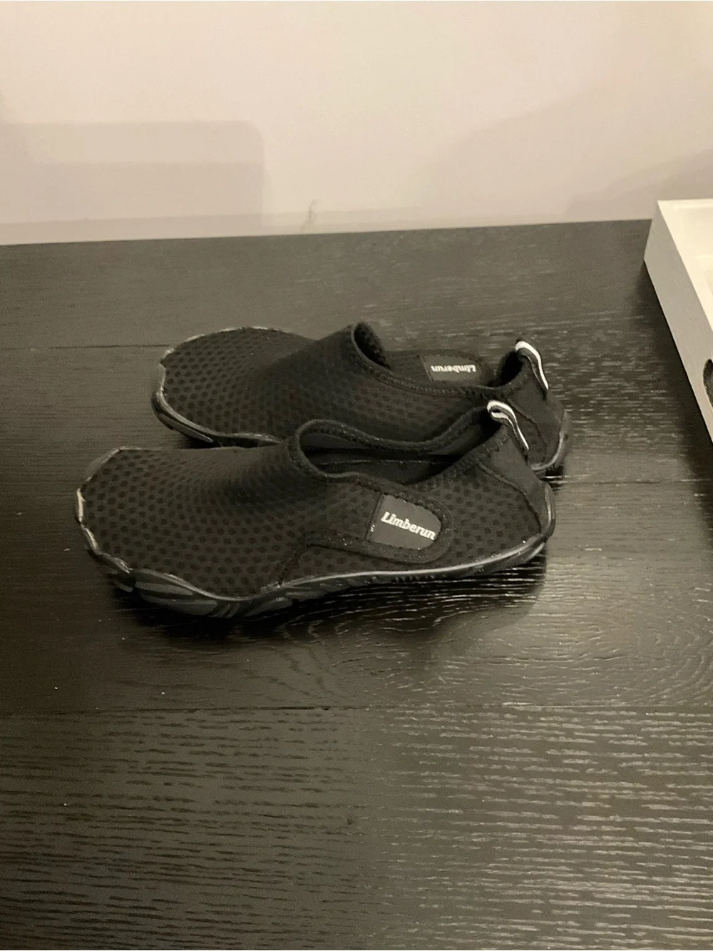 Kids Slip-On Mesh Water Shoes - Black